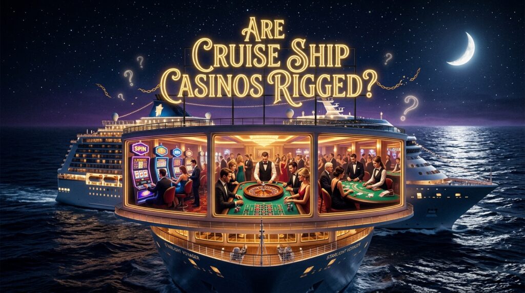 are cruise ship casinos rigged