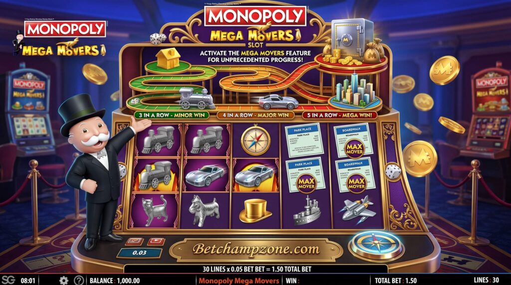 Monopoly Mega Movers Slot