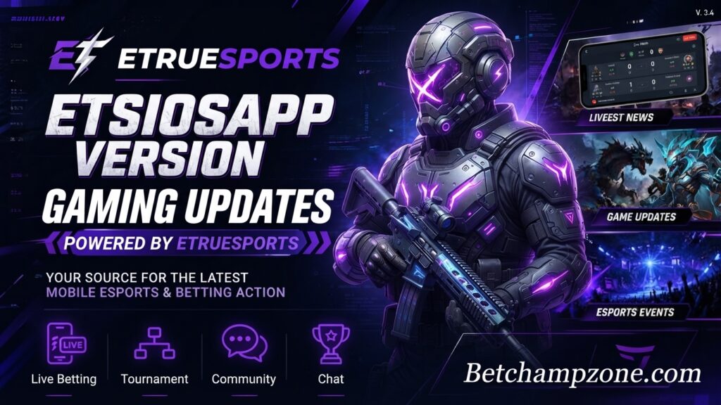 etsiosapp version from etruesports