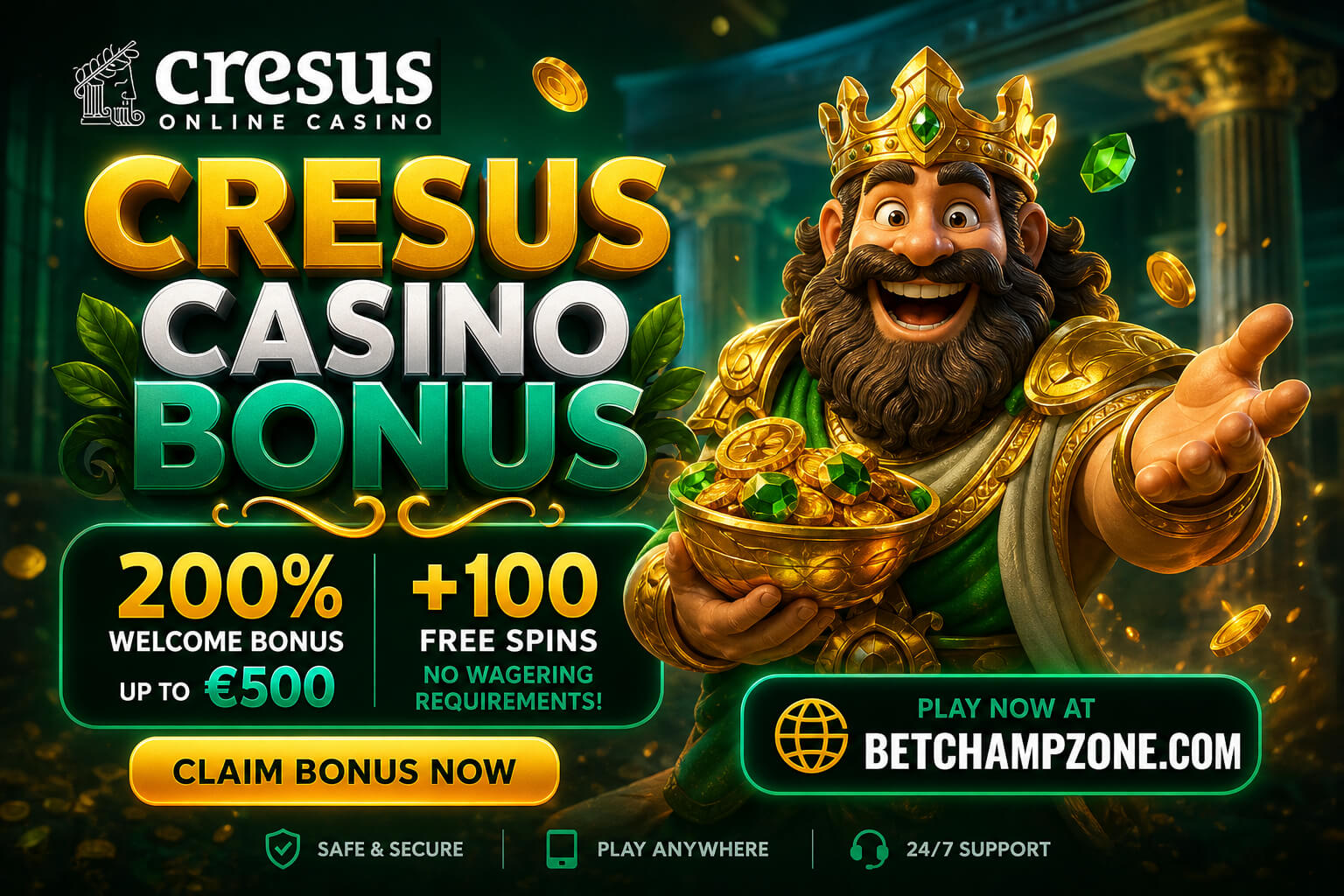 Cresus Casino Bonus