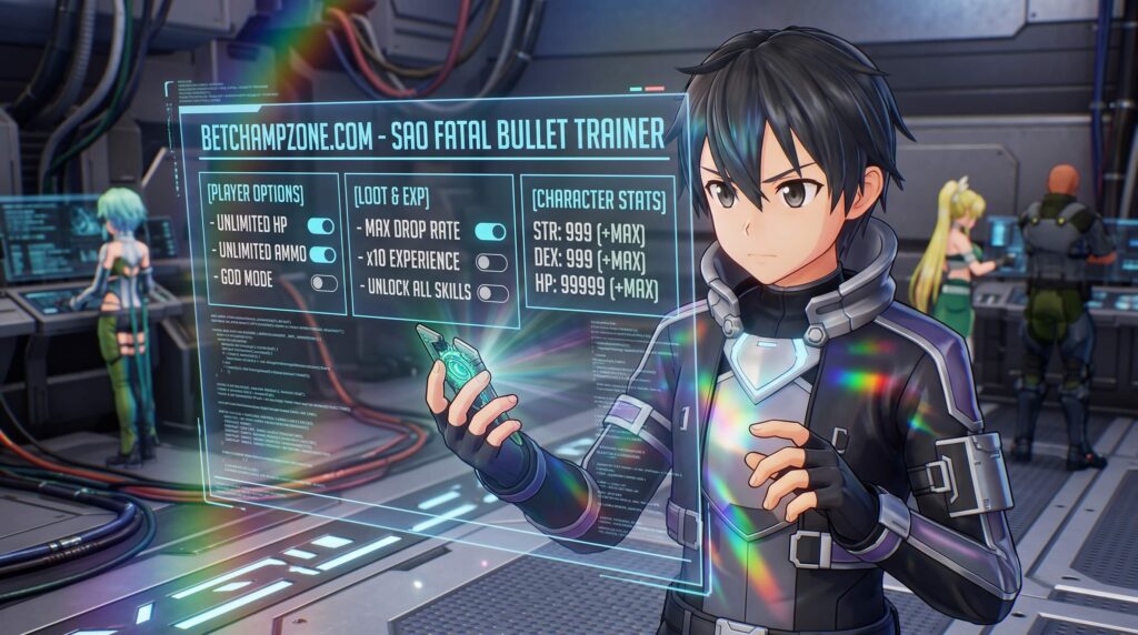 sword art online fatal bullet trainer