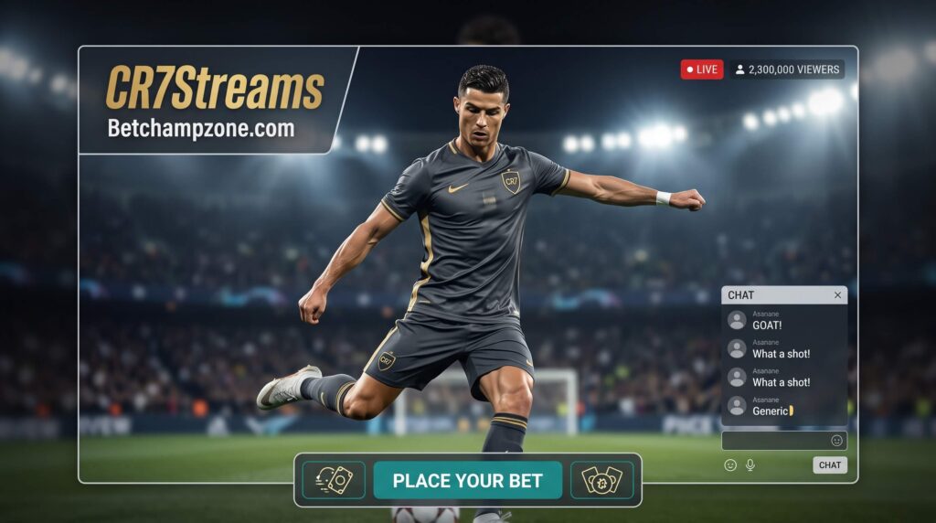 CR7Streams Guide: Watch Live Sports Online With Ease CR7Streams - betchampzone
