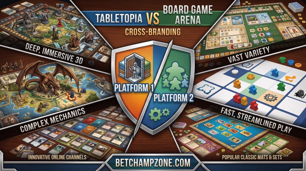 Tabletopia vs Board Game Arena