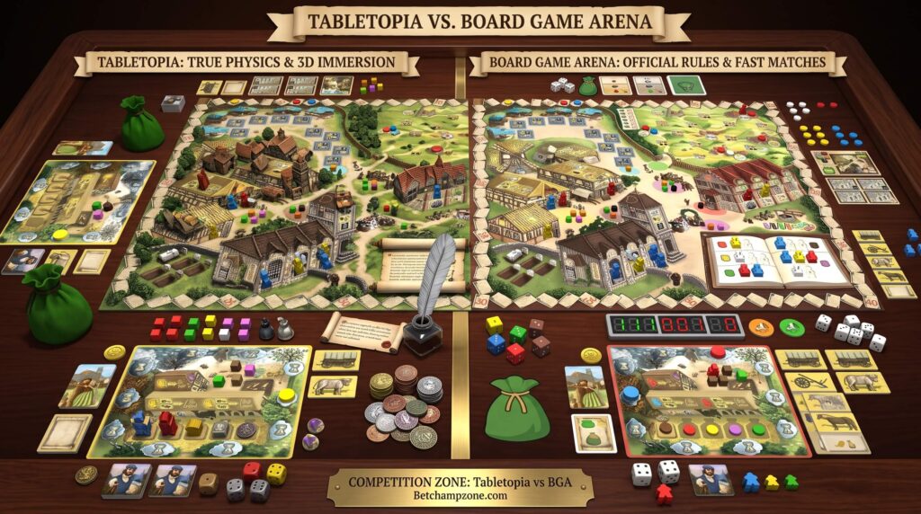 Tabletopia vs Board Game Arena: Which Online Board Game Platform Is Better? Tabletopia vs Board Game Arena