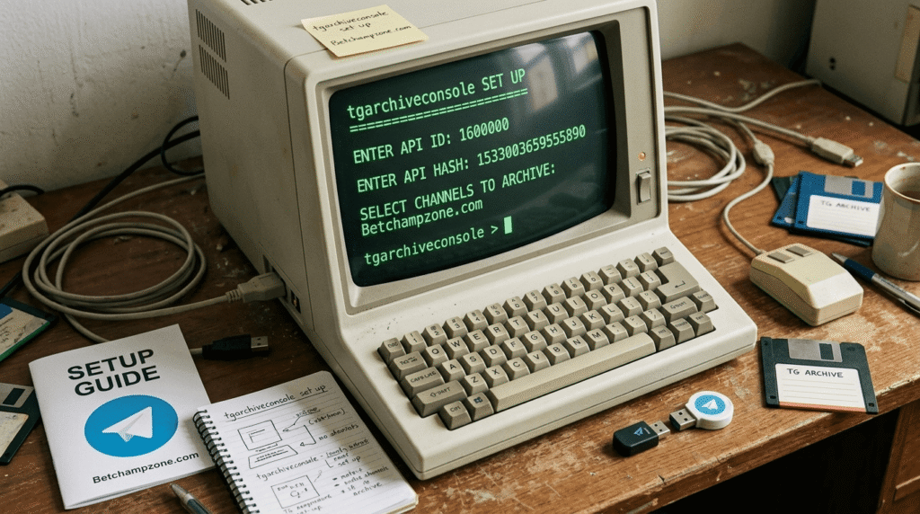 tgarchiveconsole set up