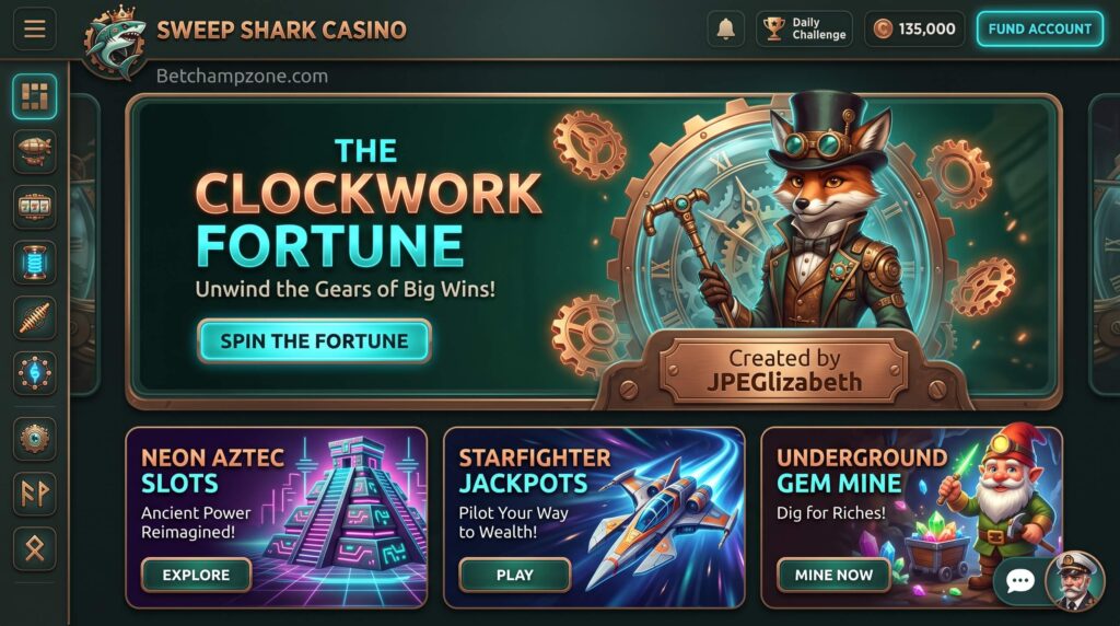 Sweep Shark Casino