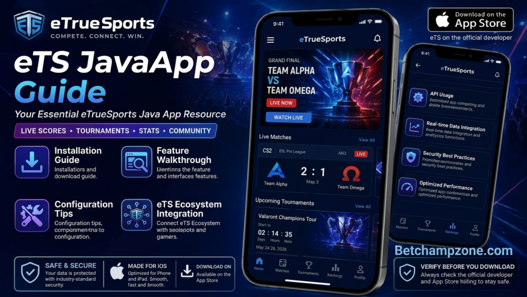 etruesports etsjavaapp guide